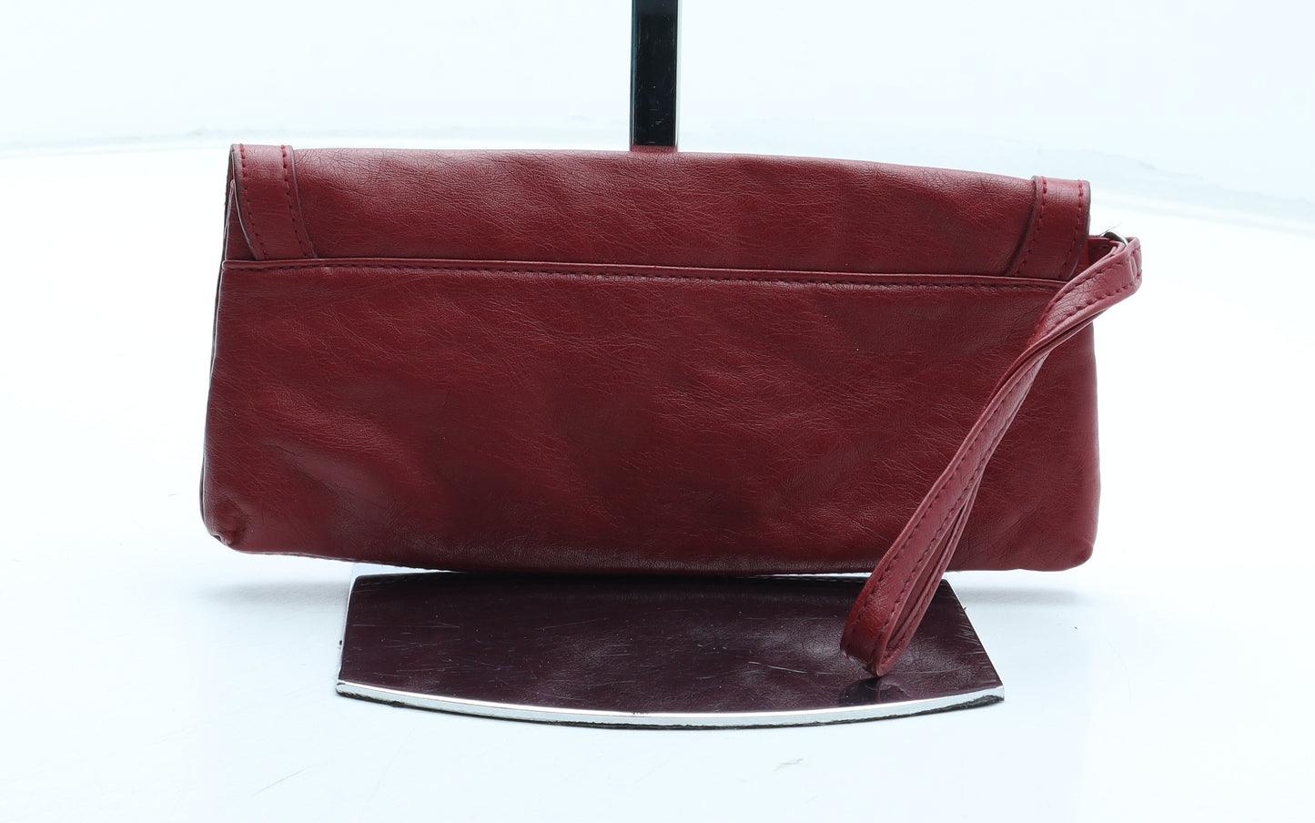 F&F Womens Red Leather Bow Tie Wallet Size S