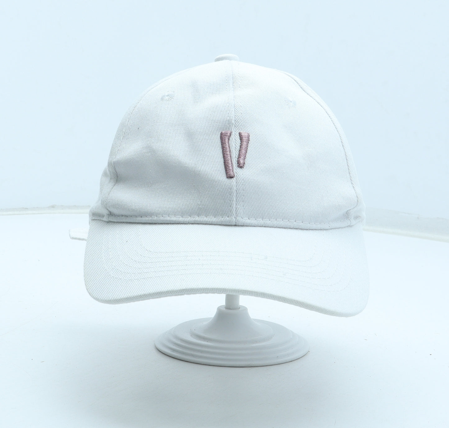 Preworn Womens White Polyester Snapback Size Adjustable