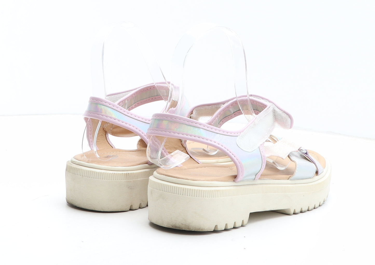 F&F Girls Multicoloured Synthetic Slingback Sandal UK 5
