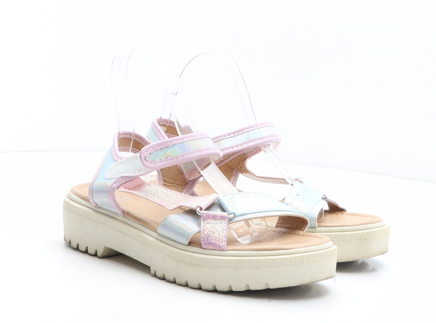 F&F Girls Multicoloured Synthetic Slingback Sandal UK 5