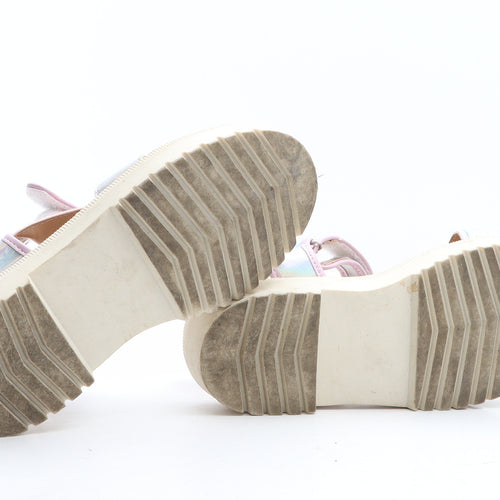 F&F Girls Multicoloured Synthetic Slingback Sandal UK 5