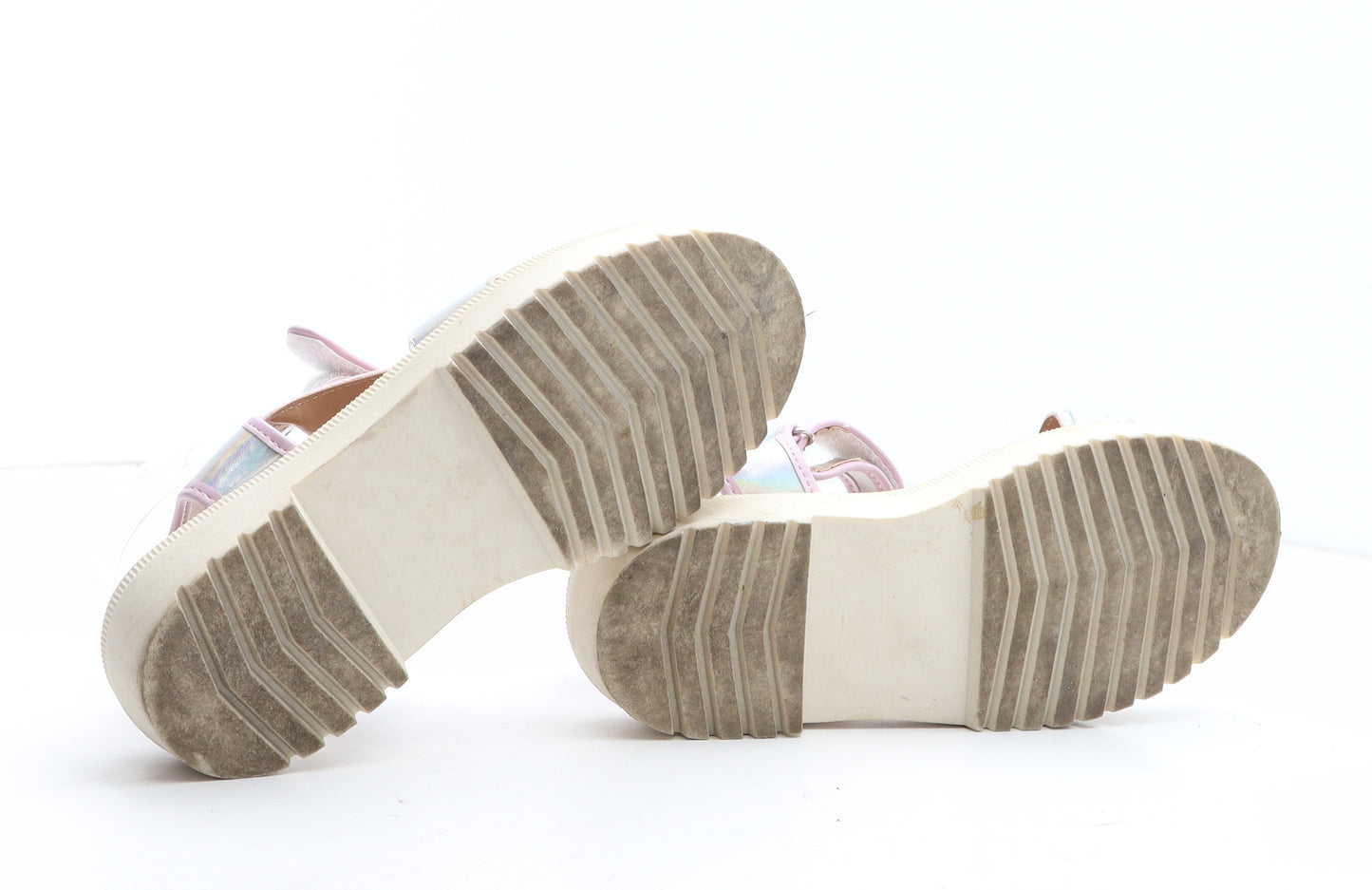 F&F Girls Multicoloured Synthetic Slingback Sandal UK 5