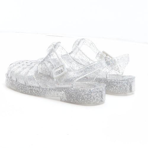George Girls Clear Synthetic Fisherman Sandal UK 9