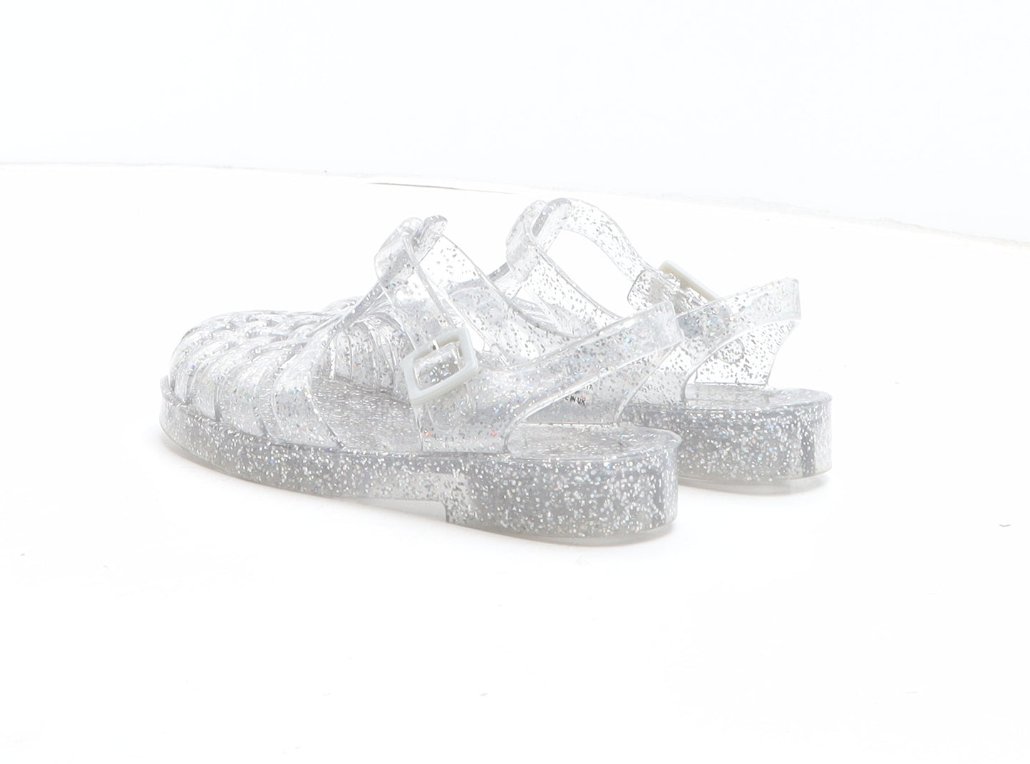 George Girls Clear Synthetic Fisherman Sandal UK 9