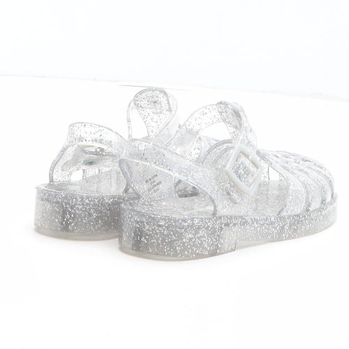 George Girls Clear Synthetic Fisherman Sandal UK 9
