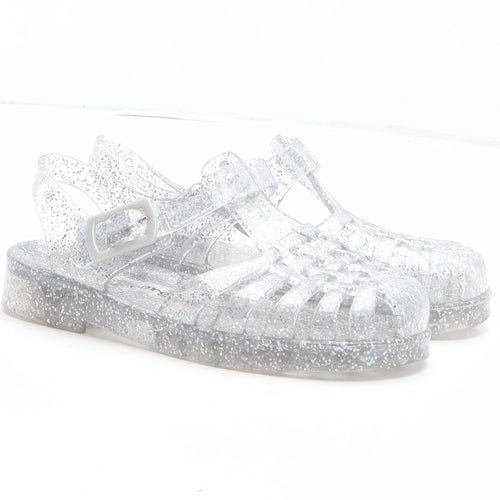 George Girls Clear Synthetic Fisherman Sandal UK 9