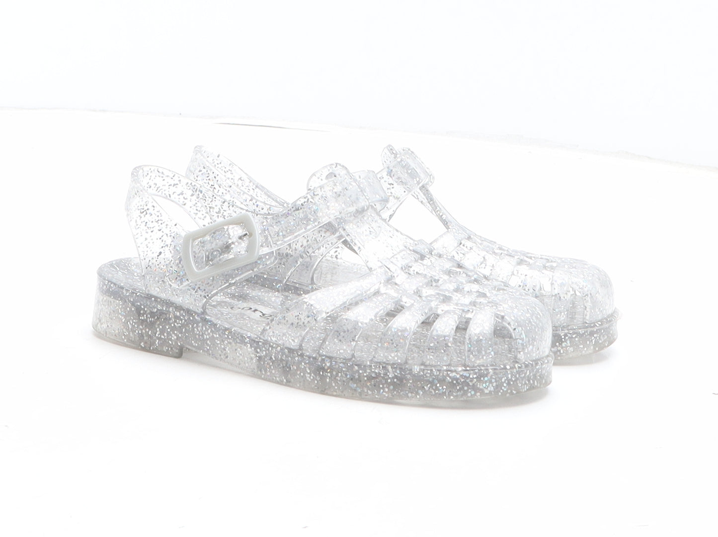 George Girls Clear Synthetic Fisherman Sandal UK 9