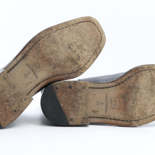 Racing Green Mens Black Leather Chelsea Boot UK 8