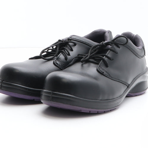 Preworn Womens Black Synthetic Oxford Casual UK