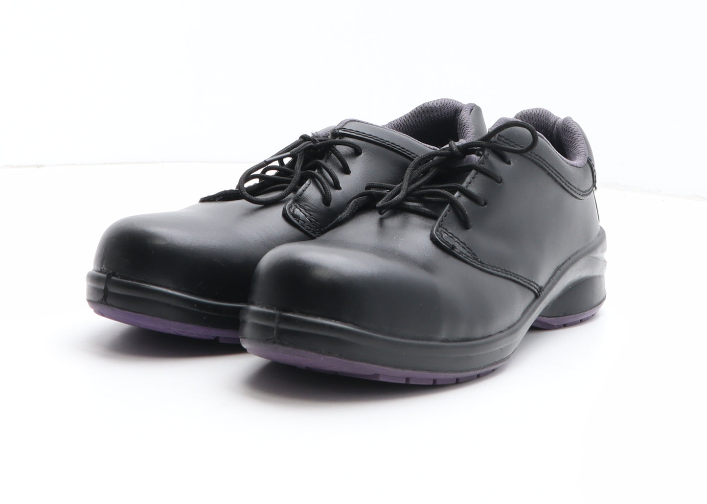 Preworn Womens Black Synthetic Oxford Casual UK