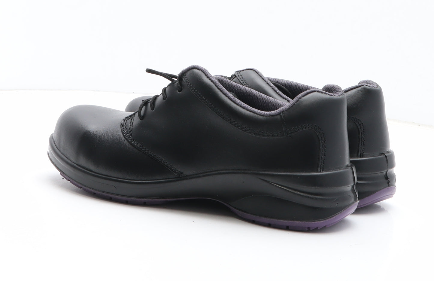 Preworn Womens Black Synthetic Oxford Casual UK