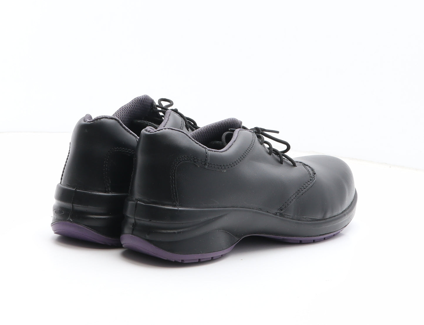Preworn Womens Black Synthetic Oxford Casual UK