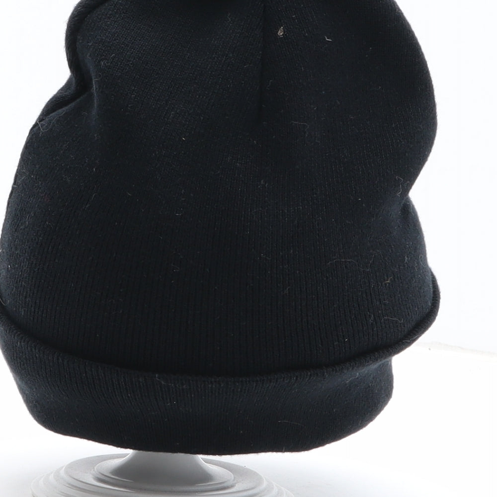 Kings Will Dream Mens Black Cotton Beanie One Size
