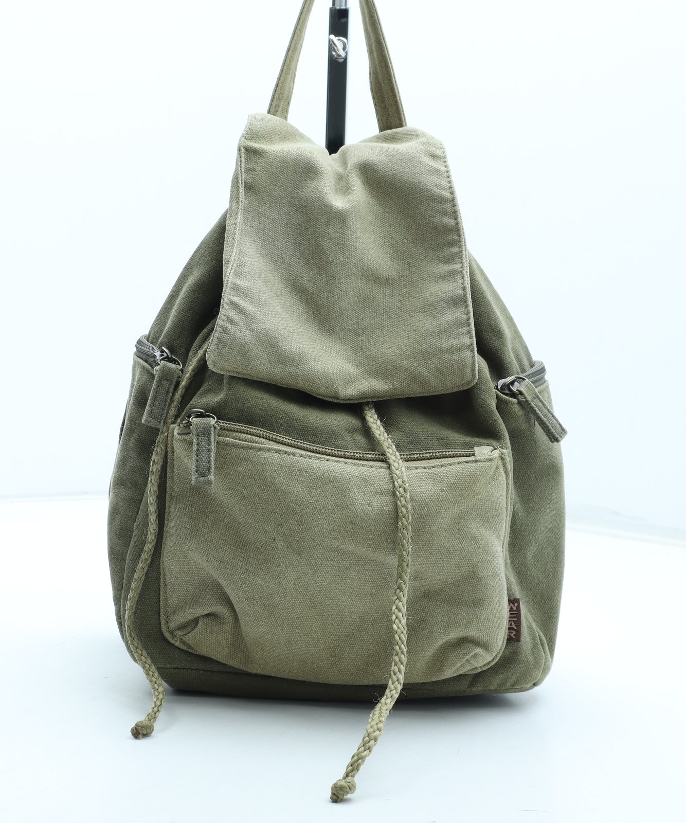 Near Womens Green Polyester Backpack Size Medium