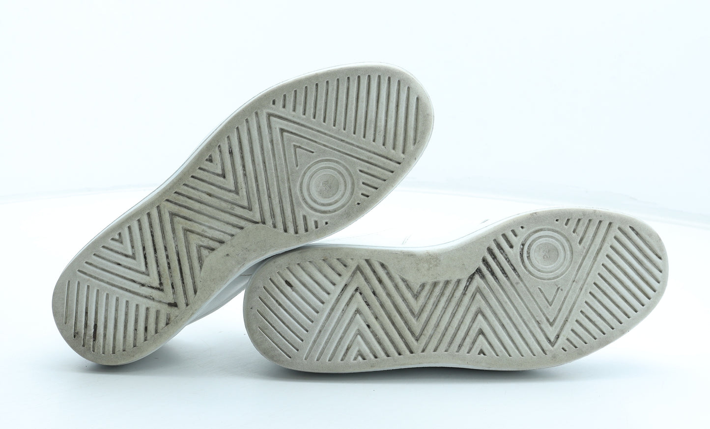 Jigsaw Womens White Polyurethane Trainer UK