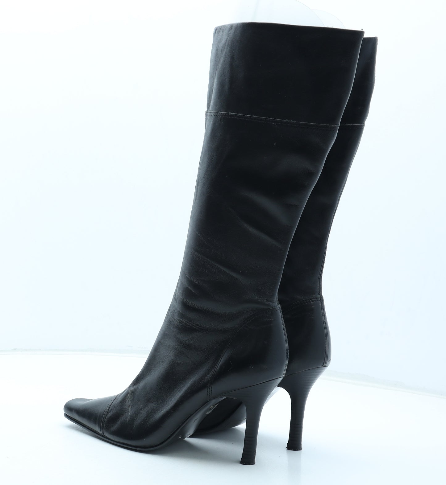 Dorothy Perkins Womens Black Leather Bootie Boot UK