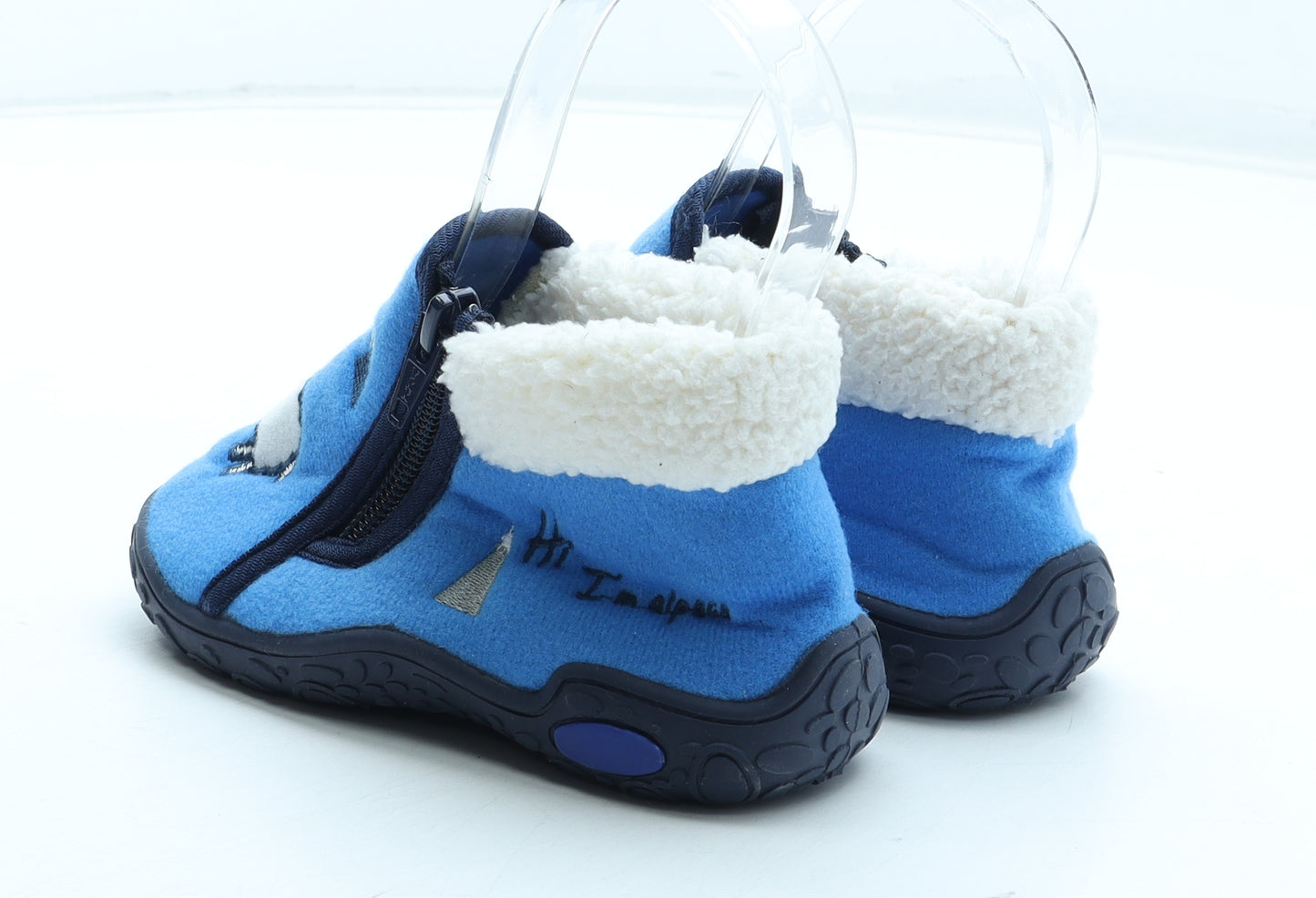 Lupilu Boys Black Polyester Bootie Slipper UK 8 26 - Lama