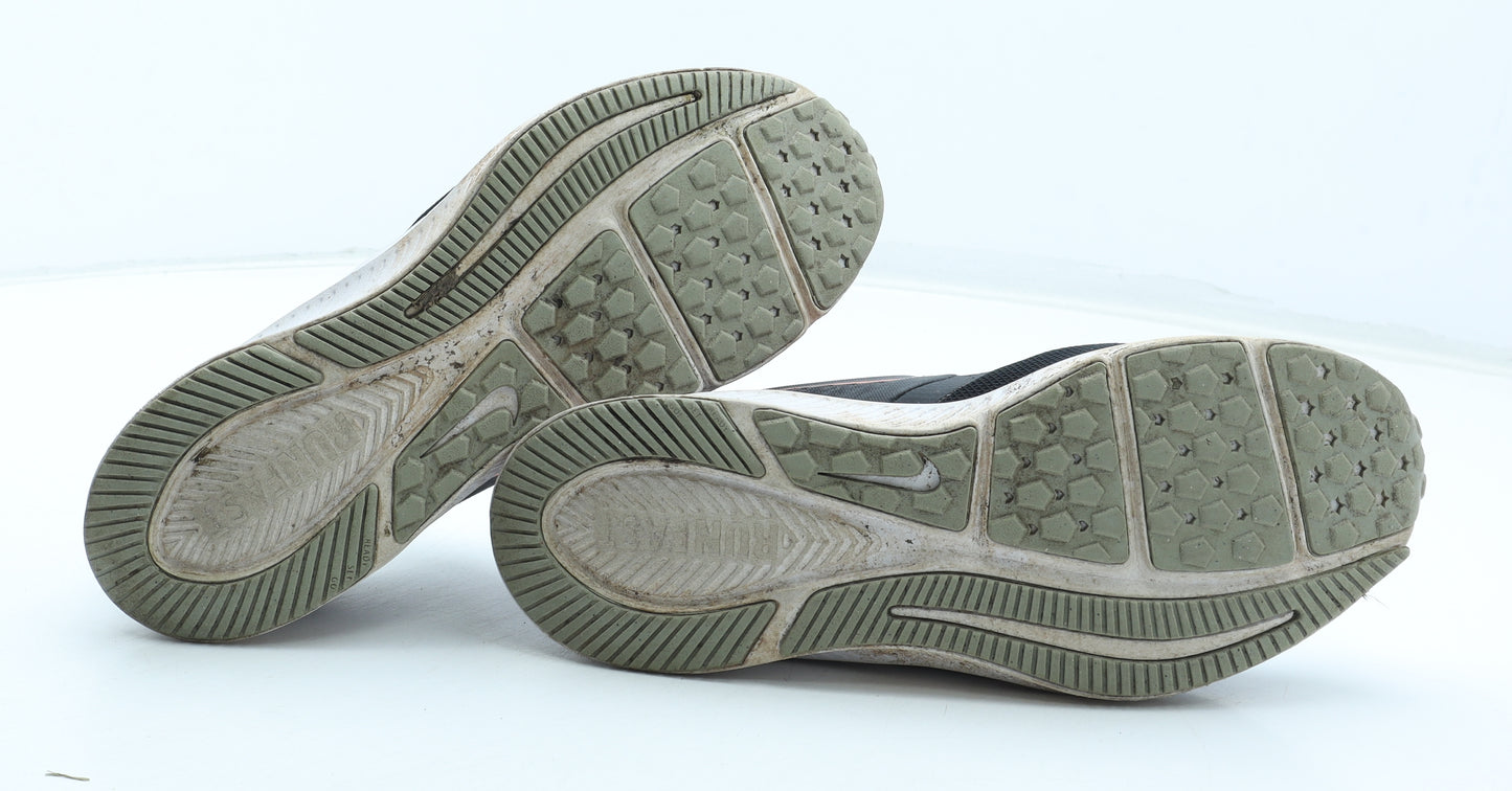 Nike Boys Black Polyester Trainer UK 4 37 - Star Runner 2.0