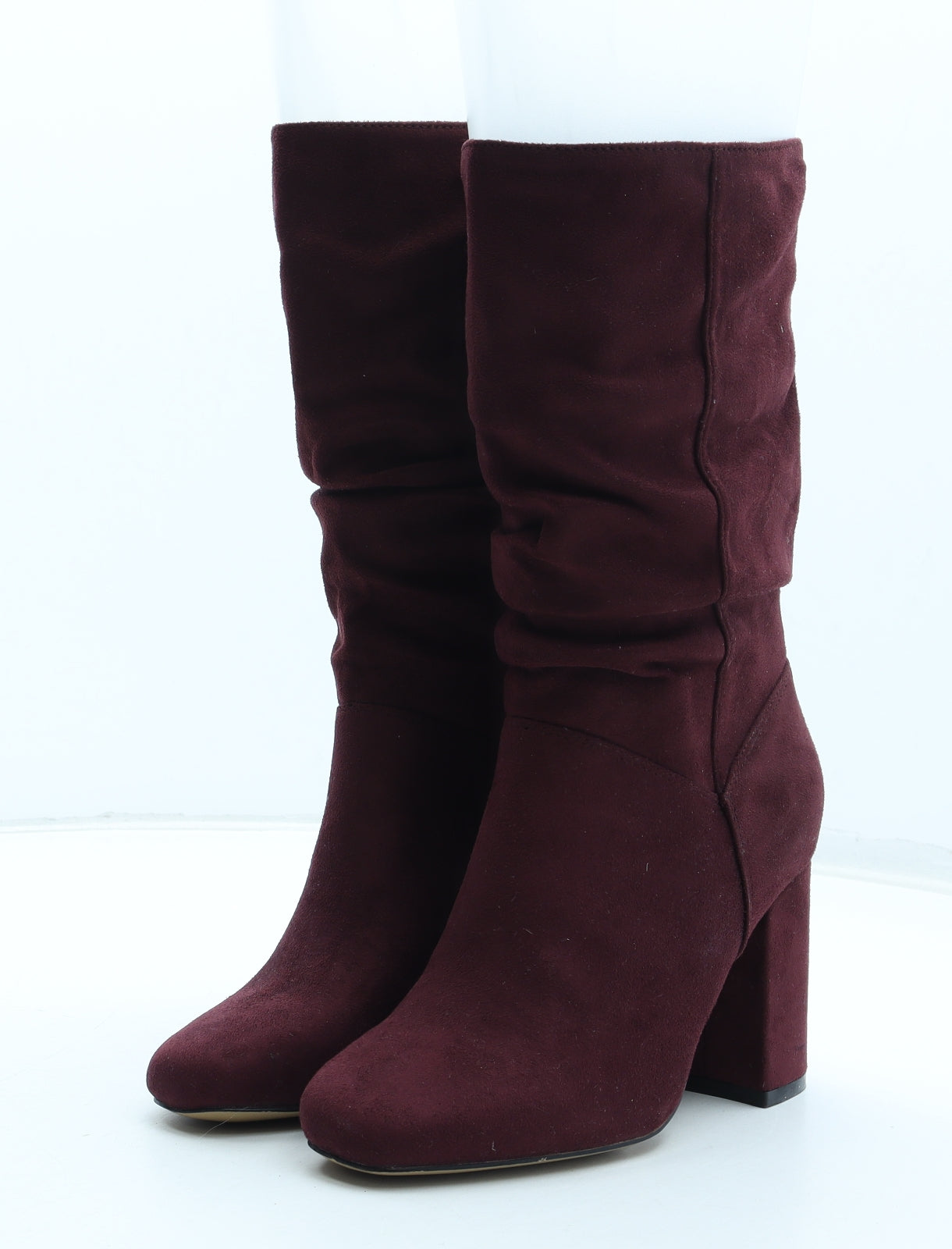 Dorothy Perkins Womens Red Polyurethane Bootie Boot UK