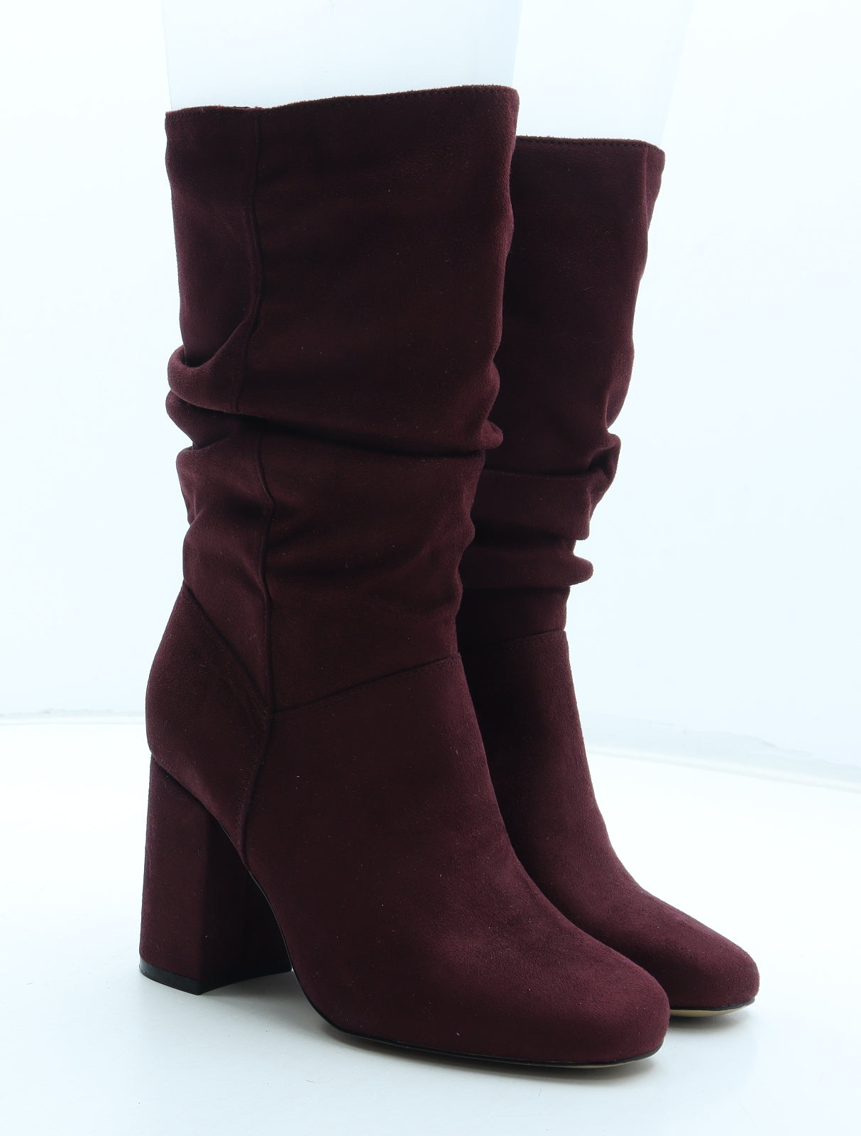 Dorothy Perkins Womens Red Polyurethane Bootie Boot UK