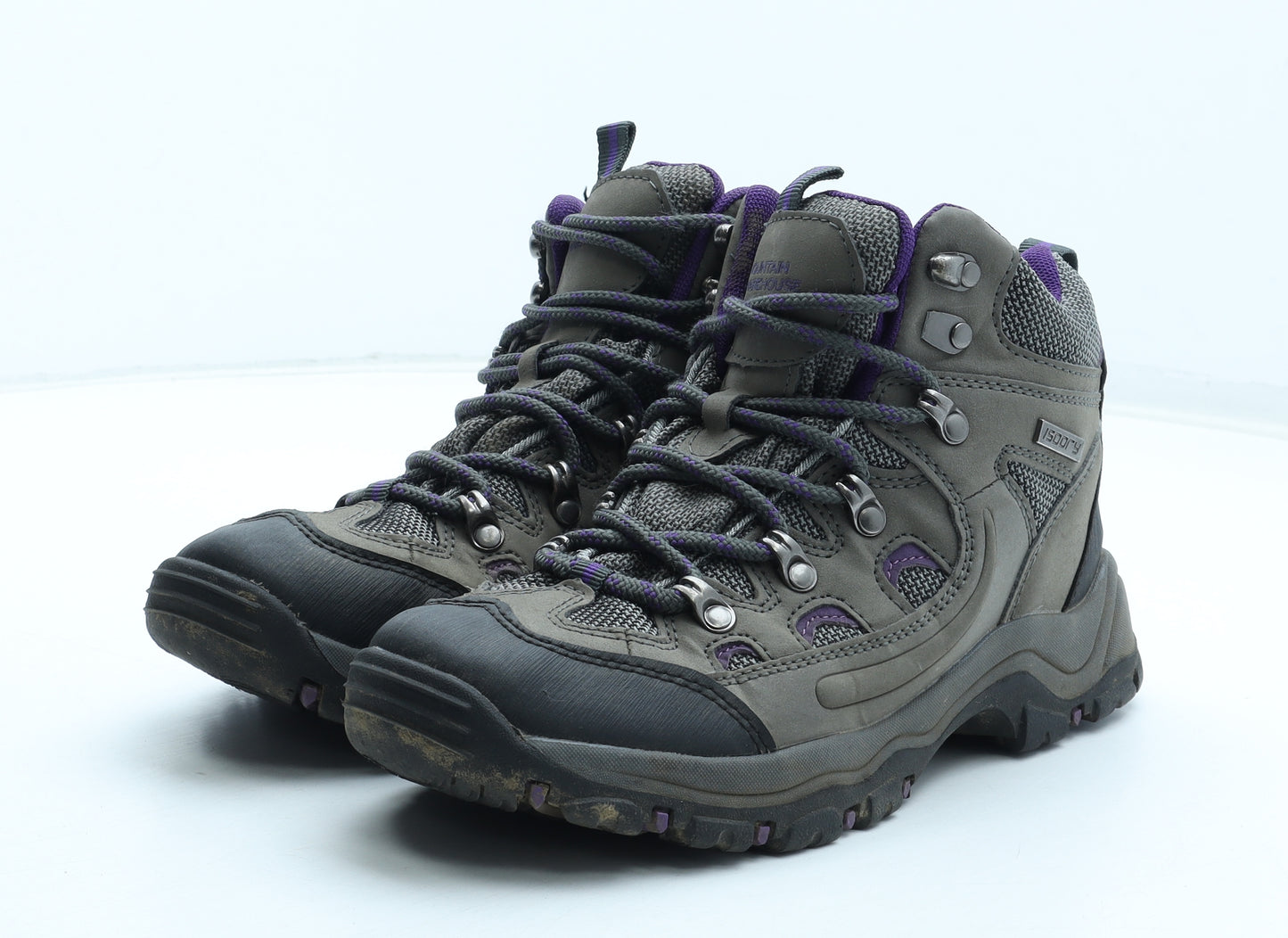 Mountain Warehouse Womens Grey Polyester Combat Boot UK