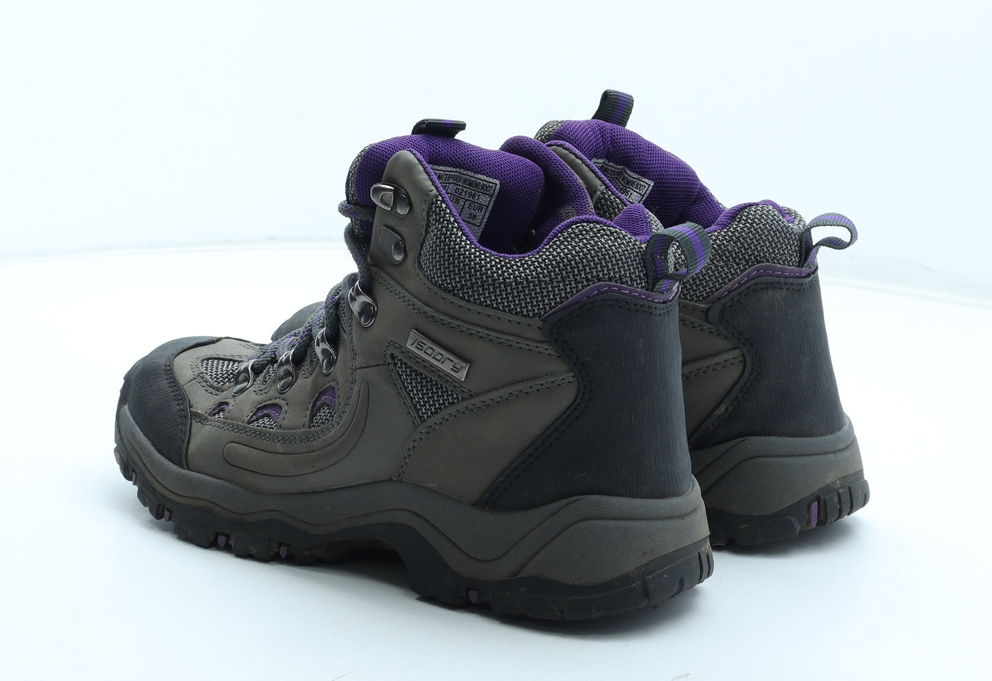 Mountain Warehouse Womens Grey Polyester Combat Boot UK