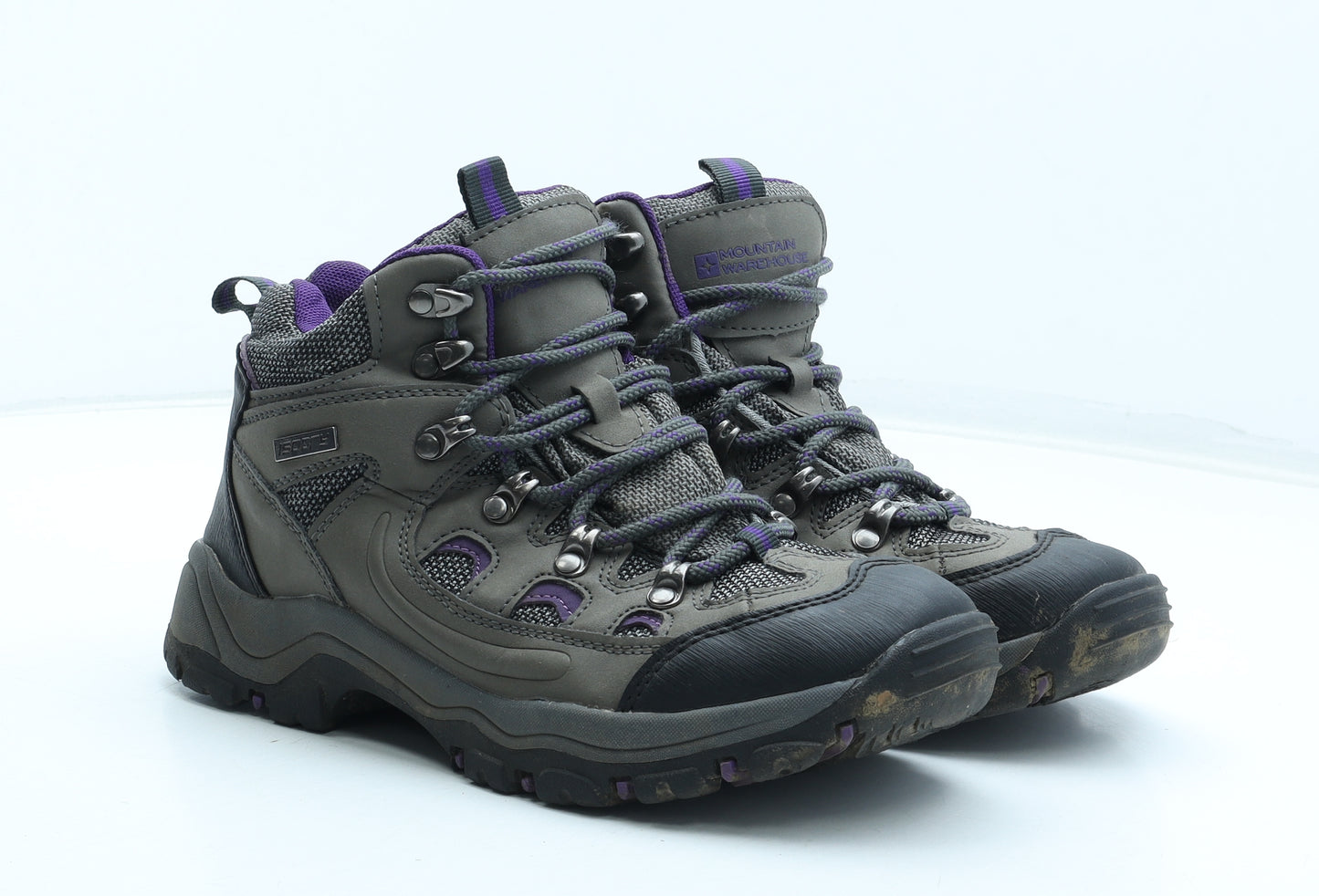 Mountain Warehouse Womens Grey Polyester Combat Boot UK