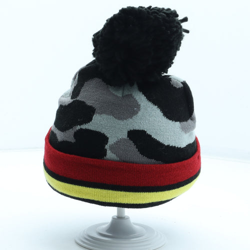 TU Boys Multicoloured Camouflage Acrylic Bobble Hat Size S - Pokémon Size 3-5 years
