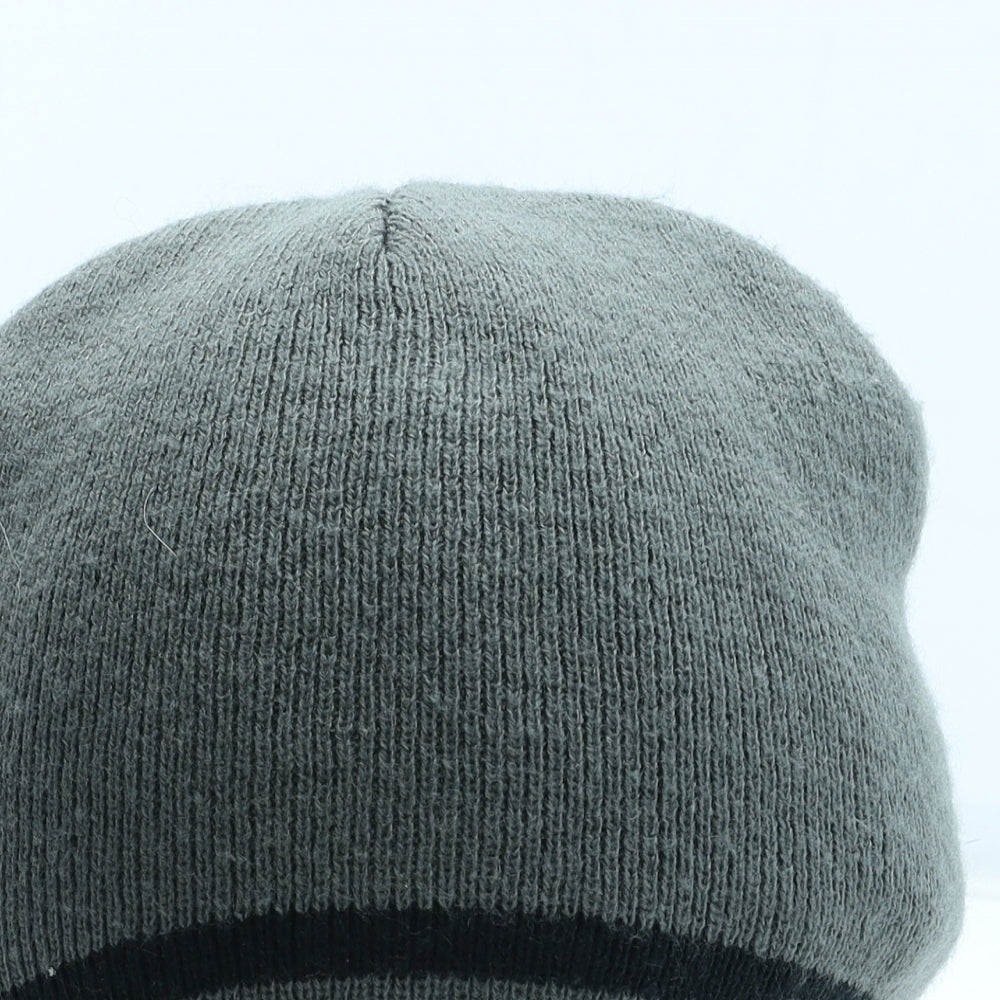 Jackson Bay Womens Grey Acrylic Beanie One Size