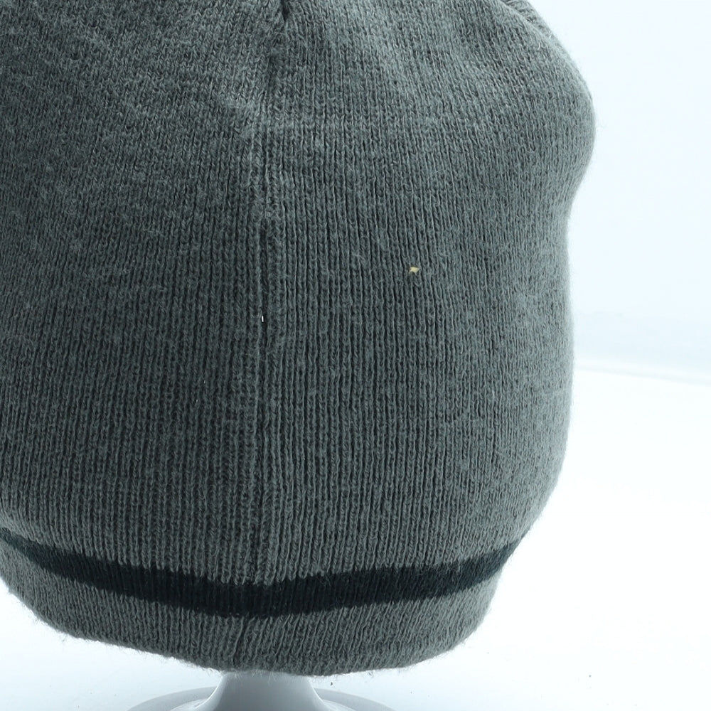 Jackson Bay Womens Grey Acrylic Beanie One Size