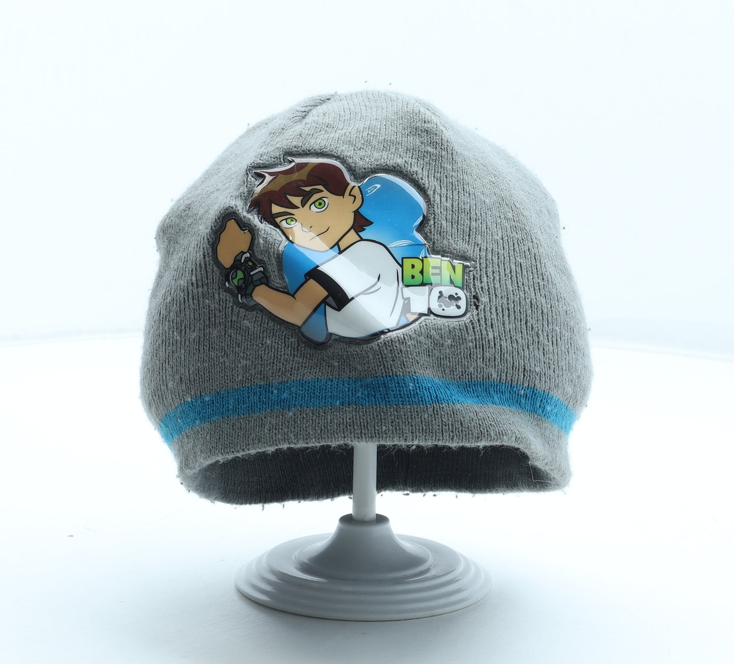 George Boys Grey Acrylic Beanie Size S - Ben 10