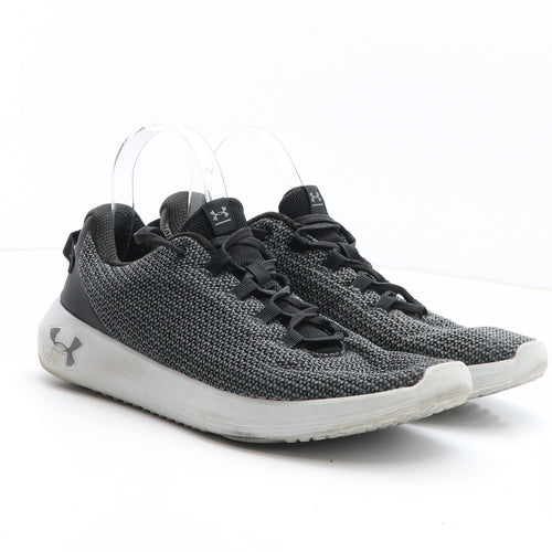 Under armour Mens Grey Geometric Fabric Trainer UK 8