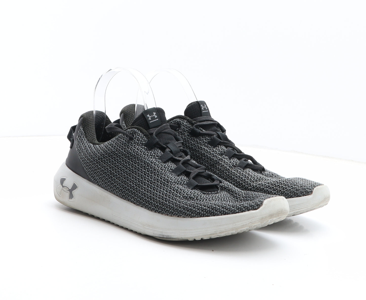 Under armour Mens Grey Geometric Fabric Trainer UK 8