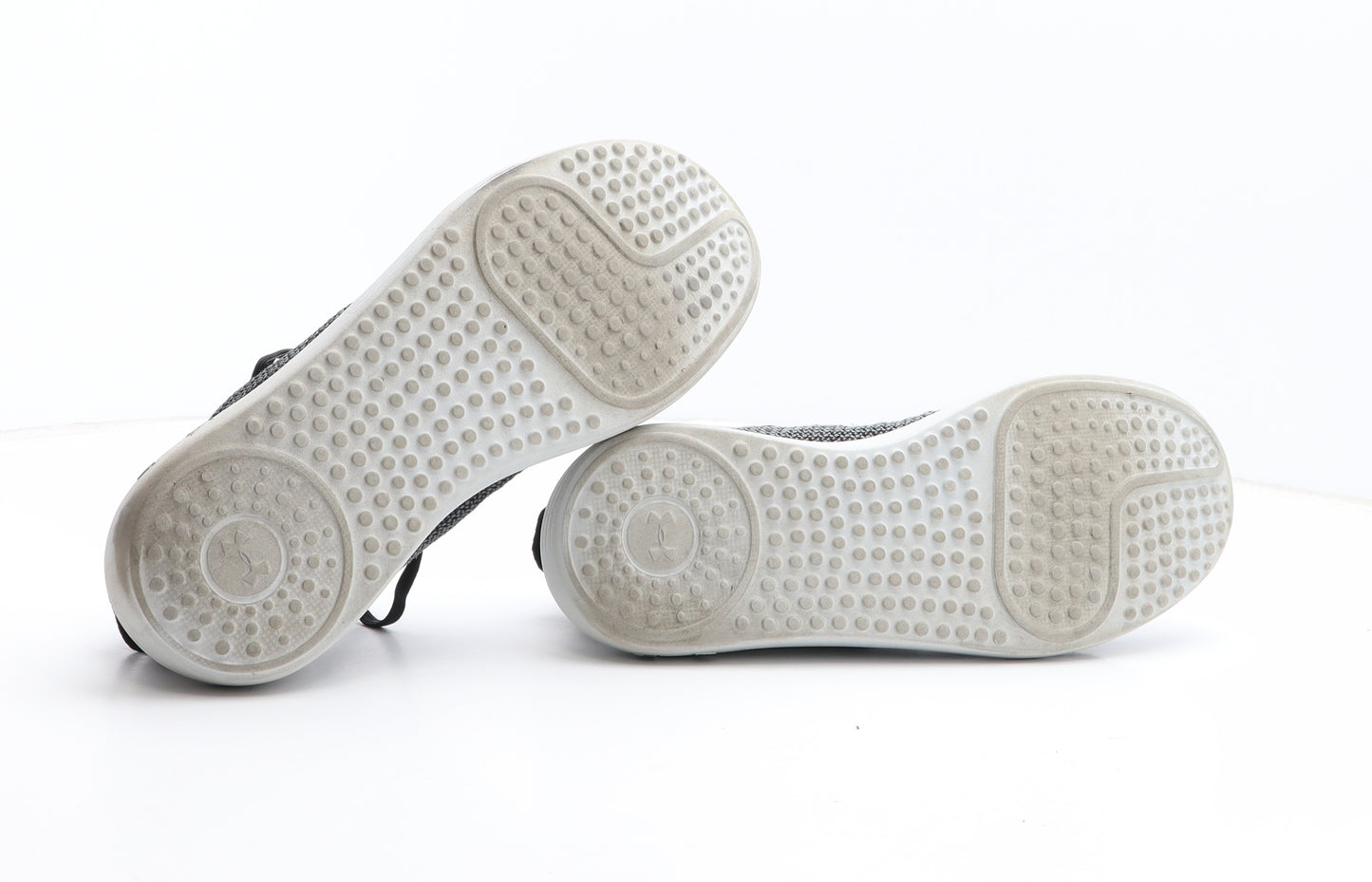 Under armour Mens Grey Geometric Fabric Trainer UK 8