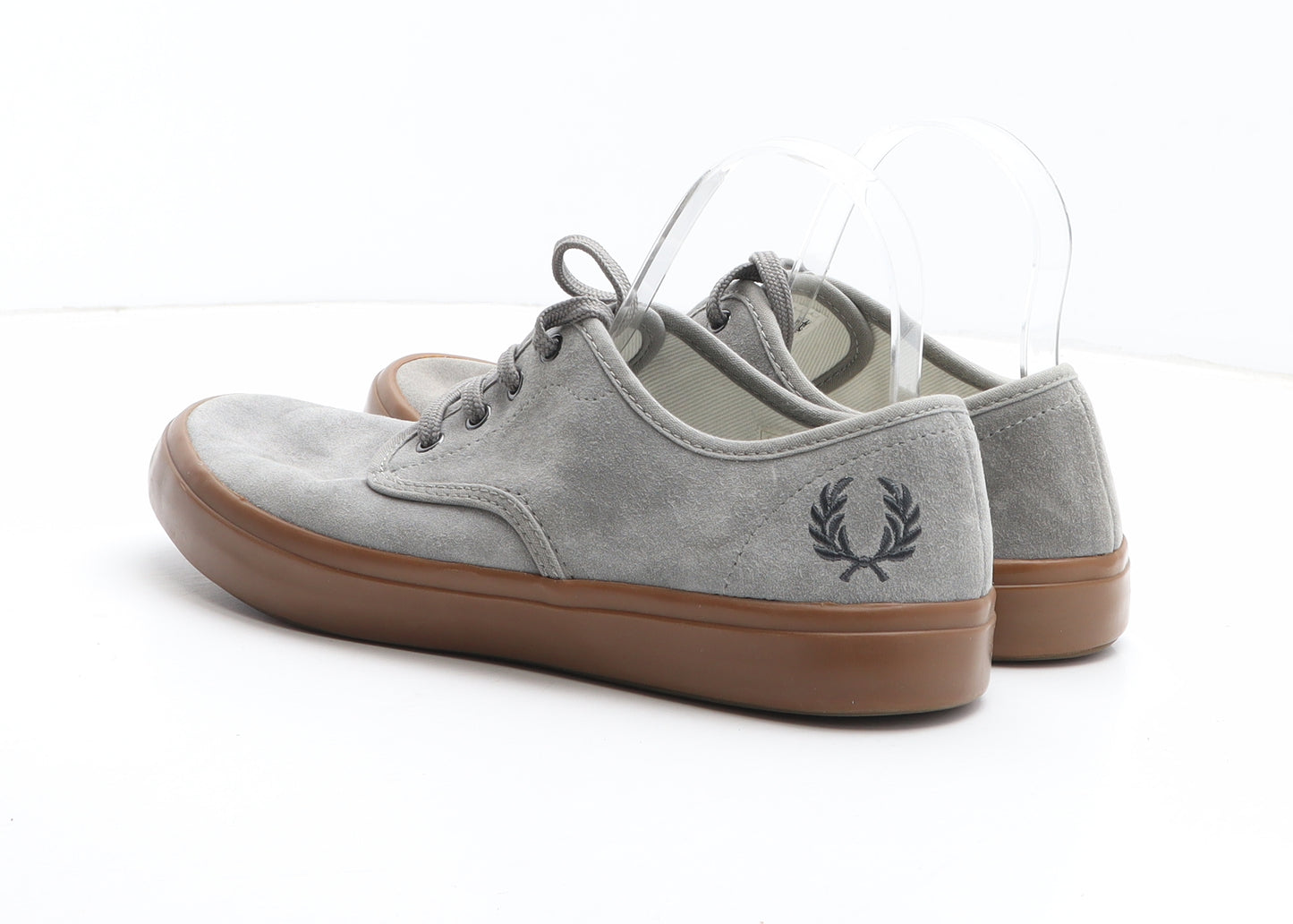 Fred Perry Mens Grey Fabric Trainer UK 8