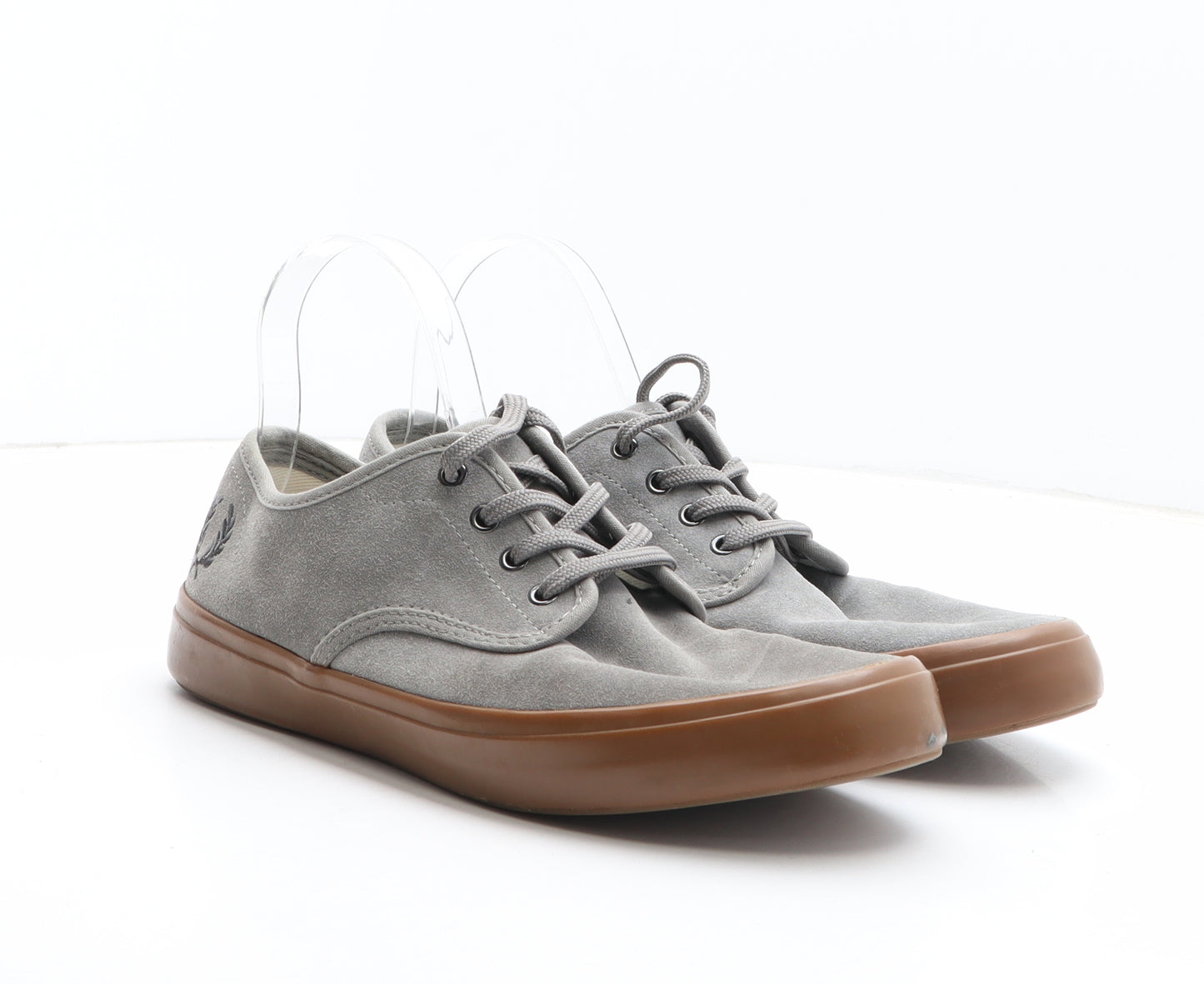 Fred Perry Mens Grey Fabric Trainer UK 8