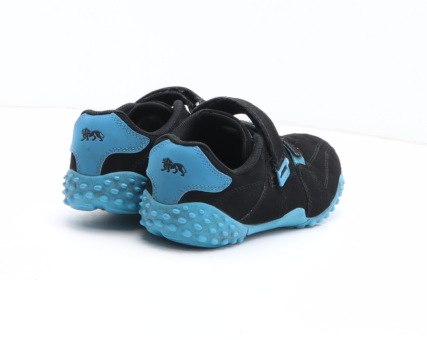 Lonsdale Boys Black Synthetic Trainer UK 1