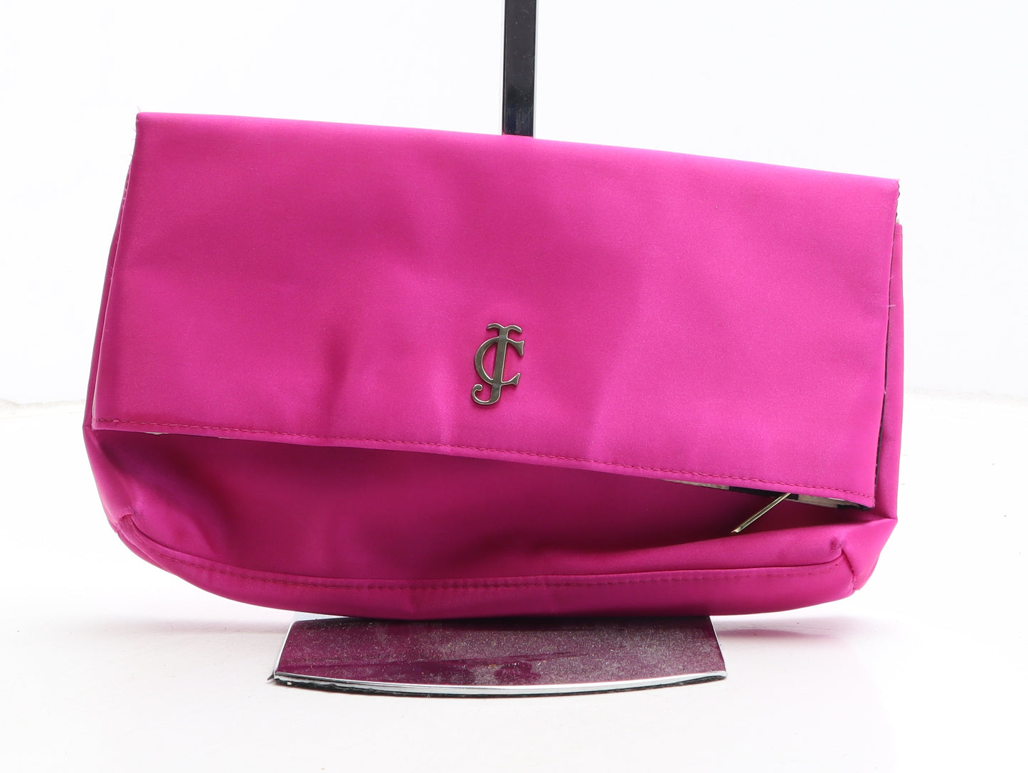 Juicy Couture Womens Pink Polyester Clutch Size Medium
