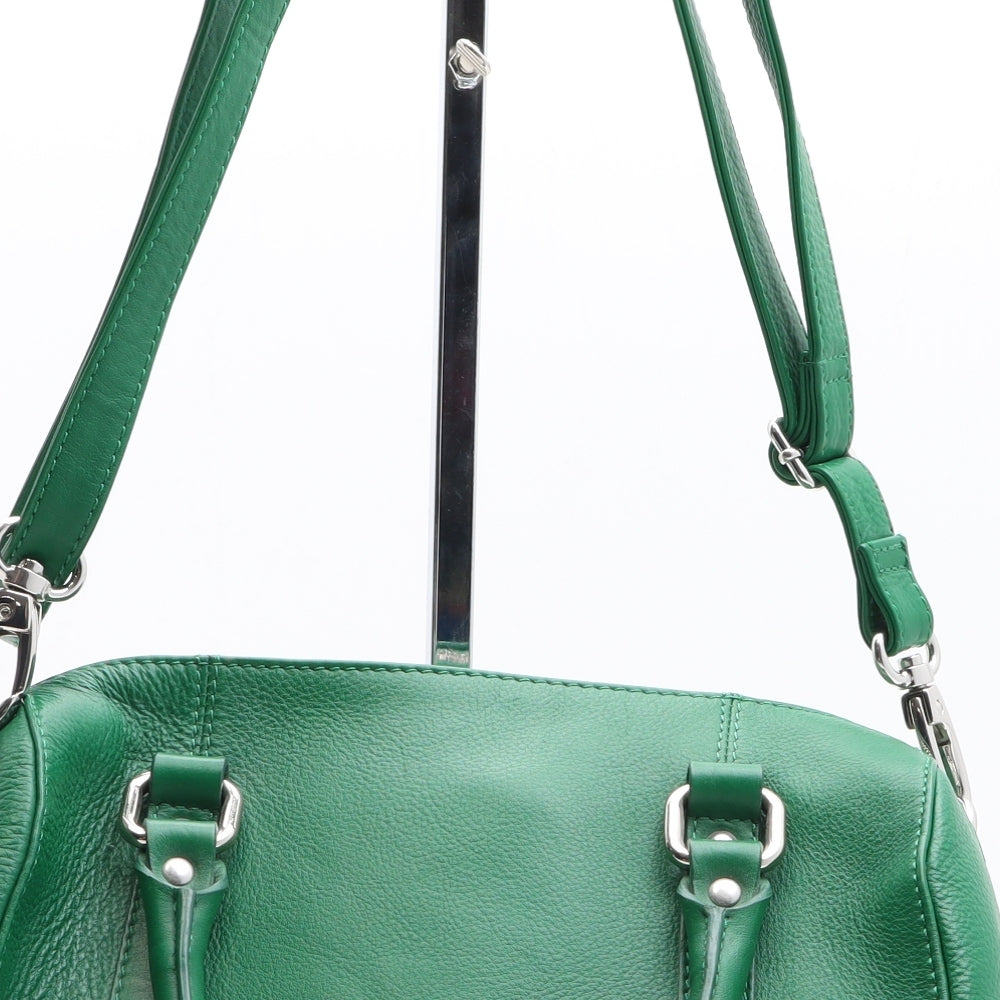 Marks and Spencer Womens Green Leather Crossbody Size Small
