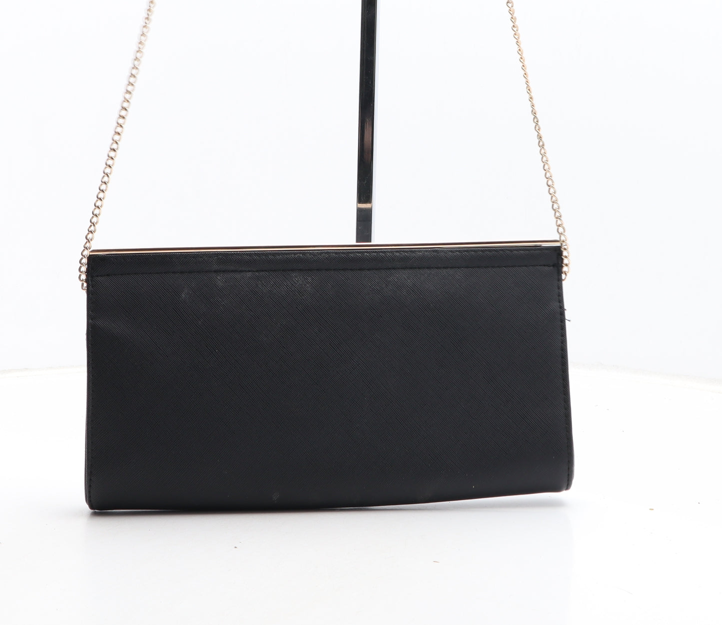 New Look Womens Black Polyurethane Shoulder Bag Size Small