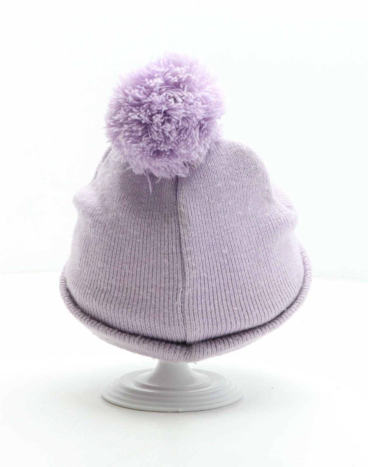 Peppa Pig Girls Pink Acrylic Bobble Hat One Size - Size 3-4 Years