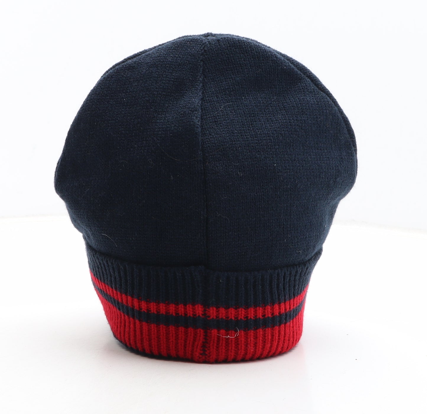 Preworn Mens Blue Acrylic Beanie One Size