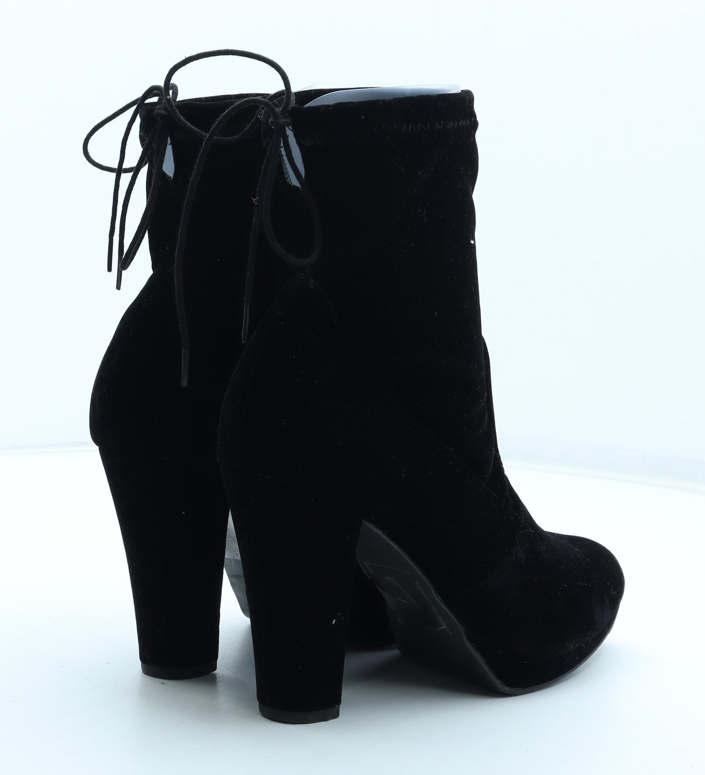 Primark Womens Black Synthetic Sock Boot UK