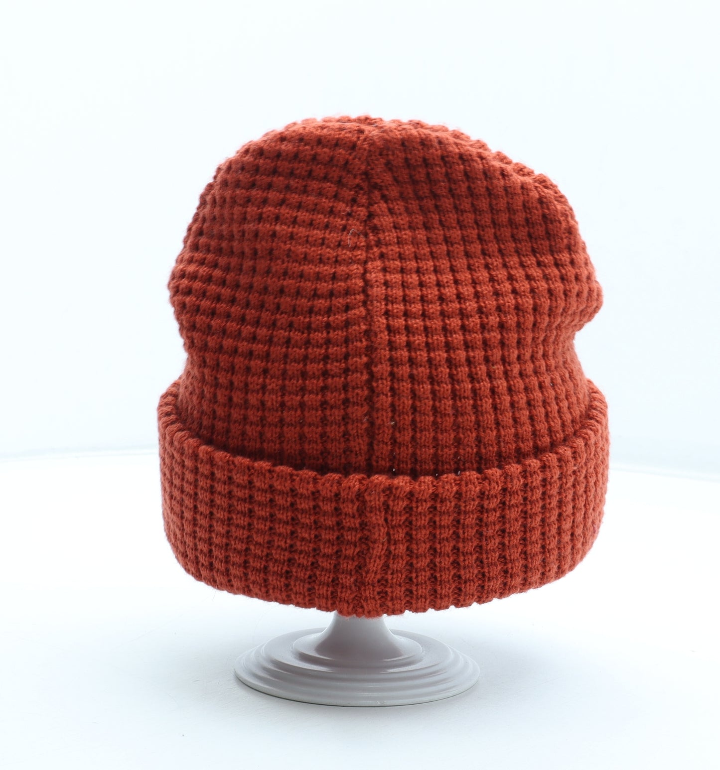 Joules Mens Orange Acrylic Beanie One Size