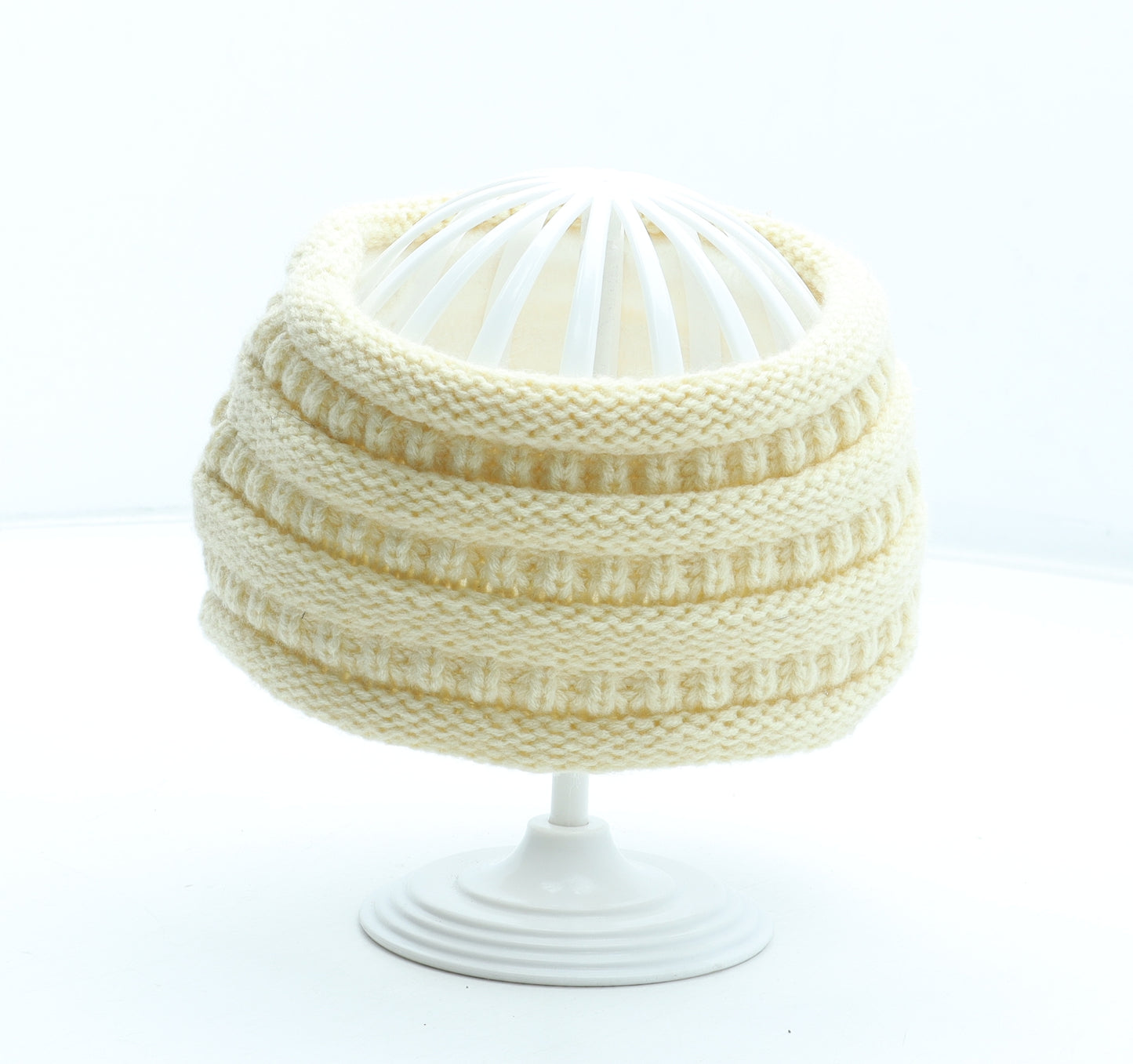 Mok Womens Ivory Acrylic Headband Size S