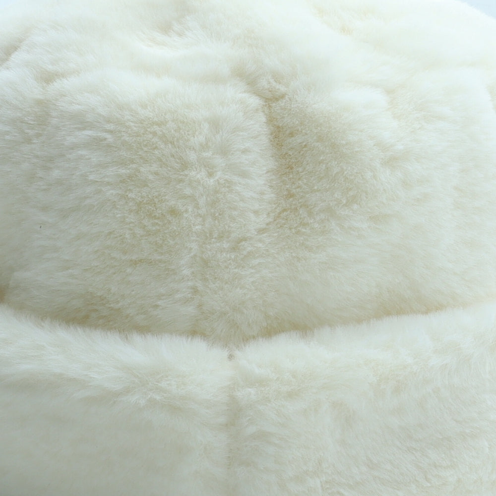 Preworn Womens Ivory Acrylic Cossack One Size