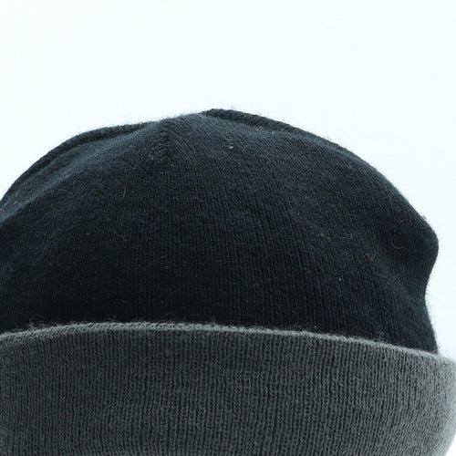 Preworn Mens Black Acrylic Beanie Size S