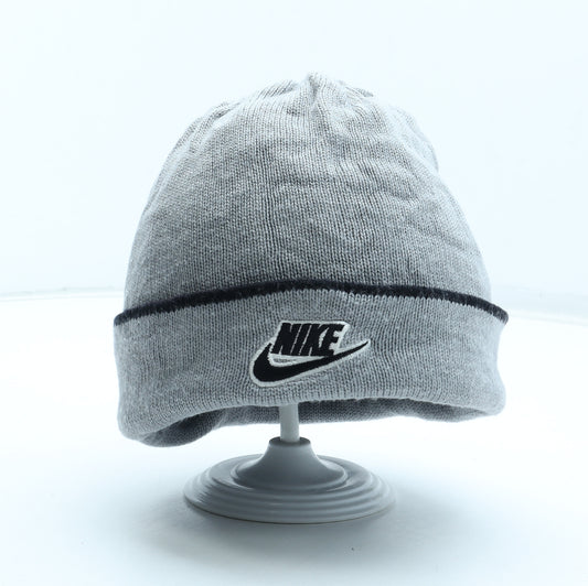 Nike Mens Grey Acrylic Beanie One Size