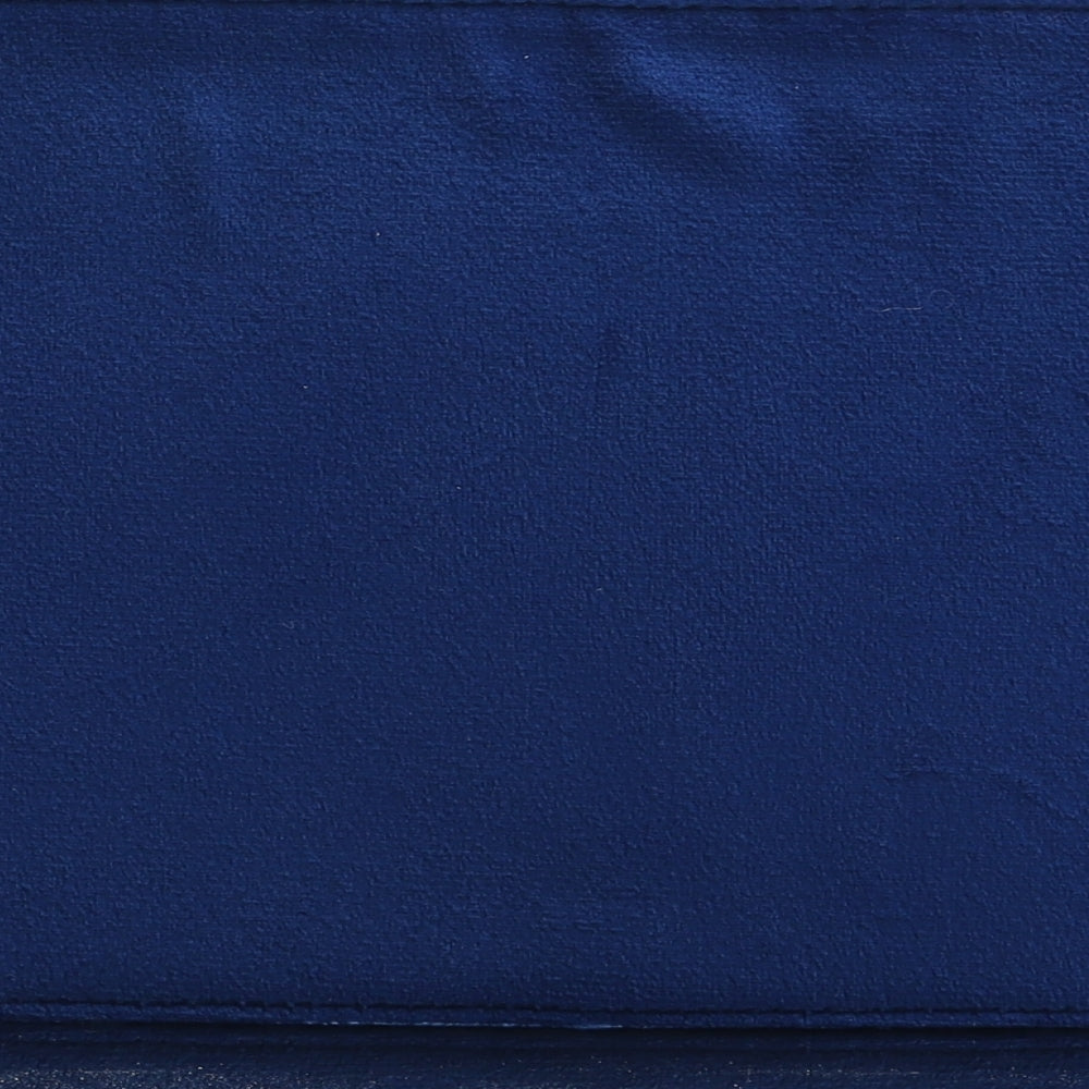 Marks and Spencer Womens Blue Polyester Clutch Size Small - Q Initial