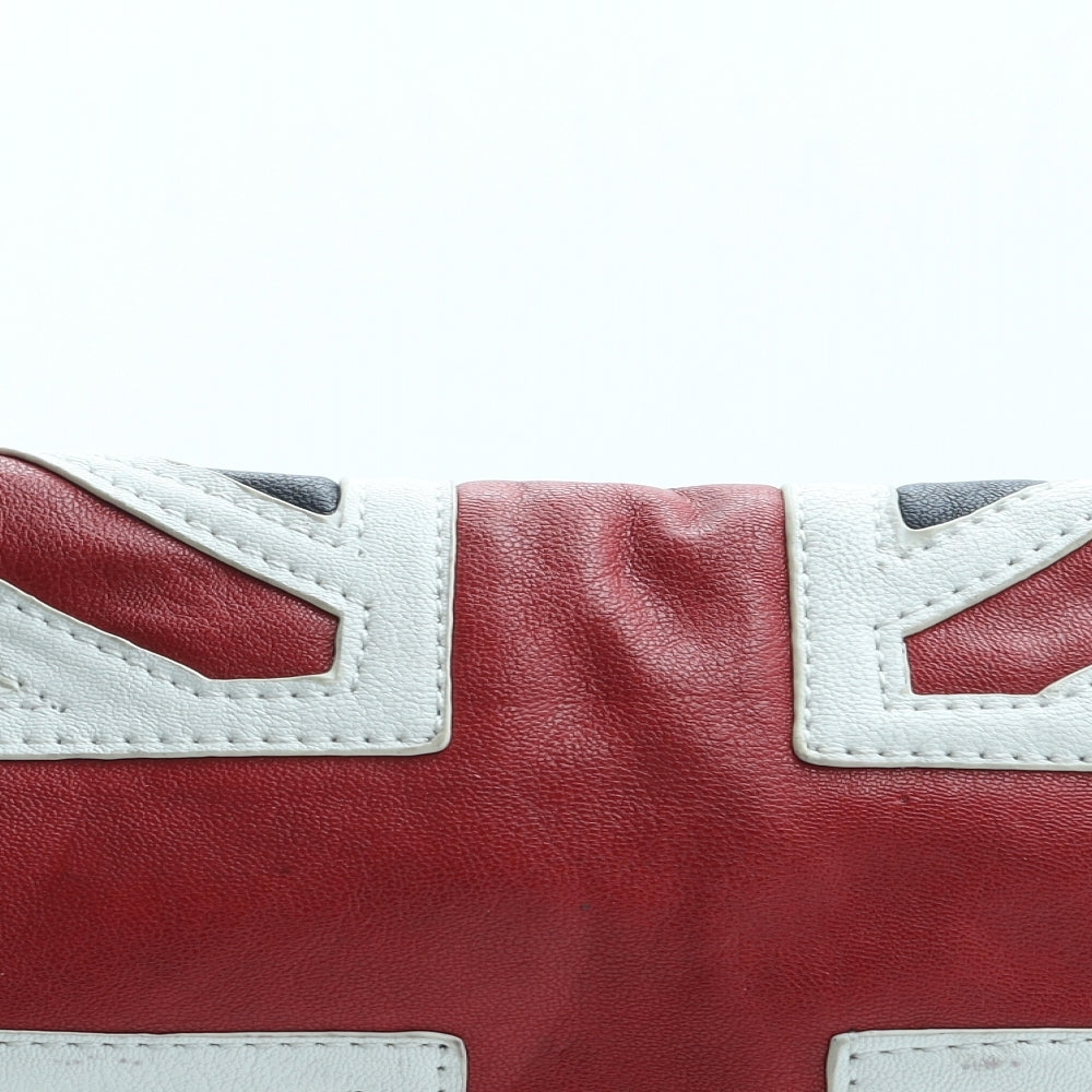 Cherry Womens Multicoloured Geometric Polyurethane Clutch Size Small - Union Jack